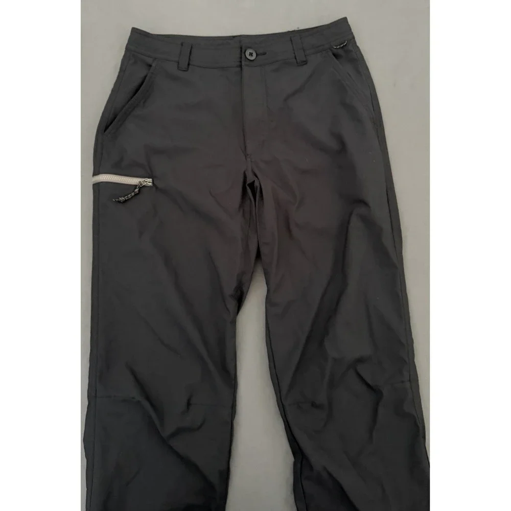 REI Co-op Pants Mens Size 30x34L Black Stretch Camping Quick Dry Hiking Stretch
